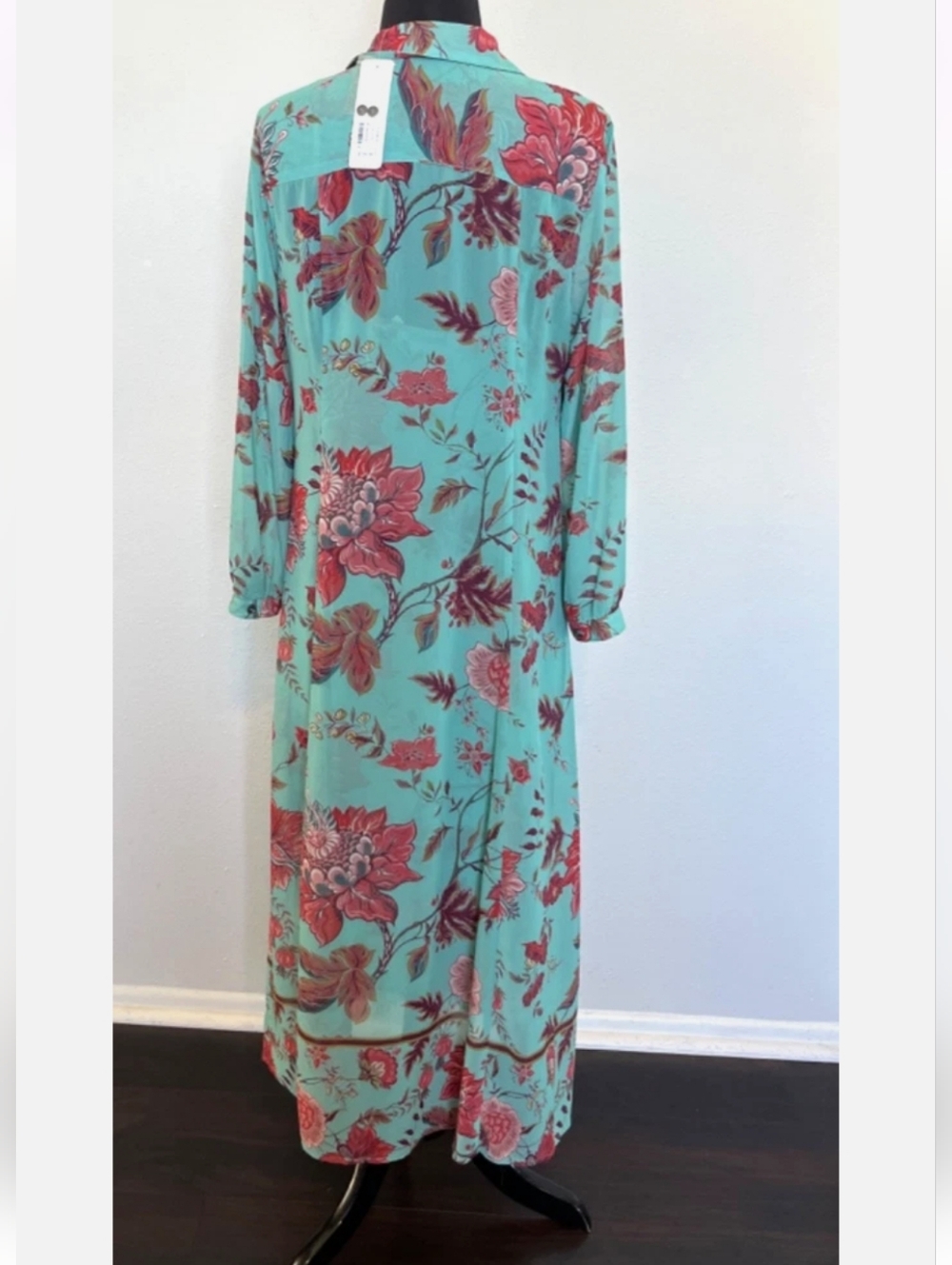 Soft Surroundings Blair Dress Maxi 2- piece Slip Duster Vacation Cruise - Picture 3 of 13